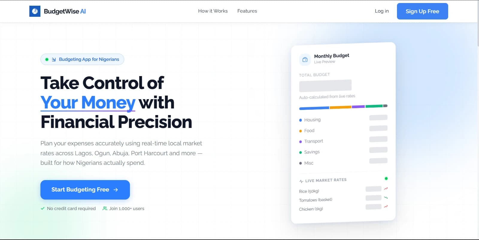 An image of the BudgetWise AI project.